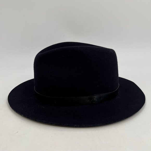 Rag & Bone Blue Wool Fedora Hat | Excellent Condition main image 4